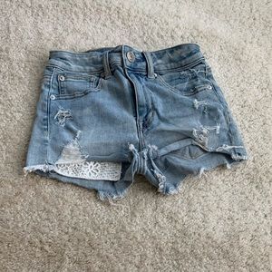 American eagle, girls jean shorts